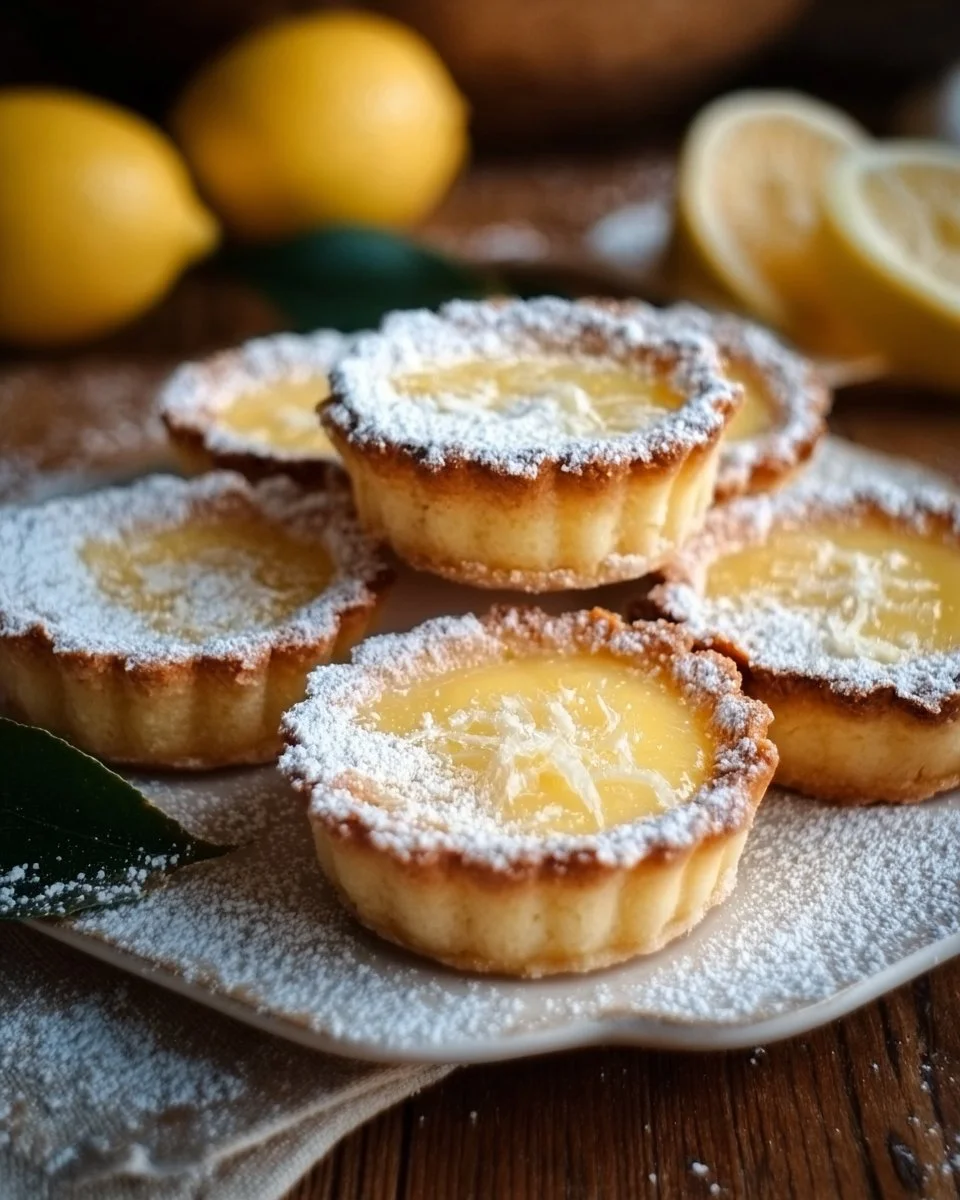 Baby Lemon Impossible Pies on a white plate garnished with lemon zest