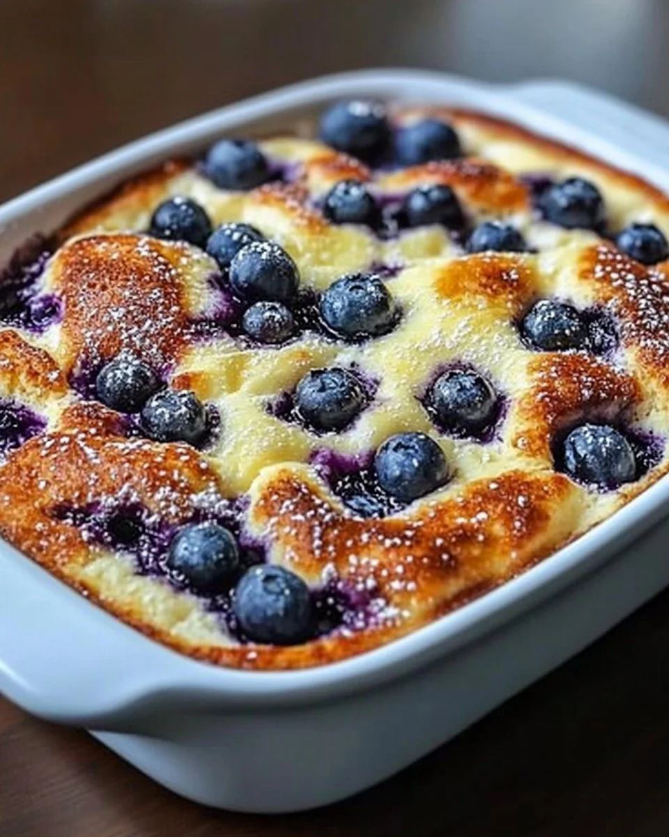 Blueberry Buttermilk Pancake Casserole