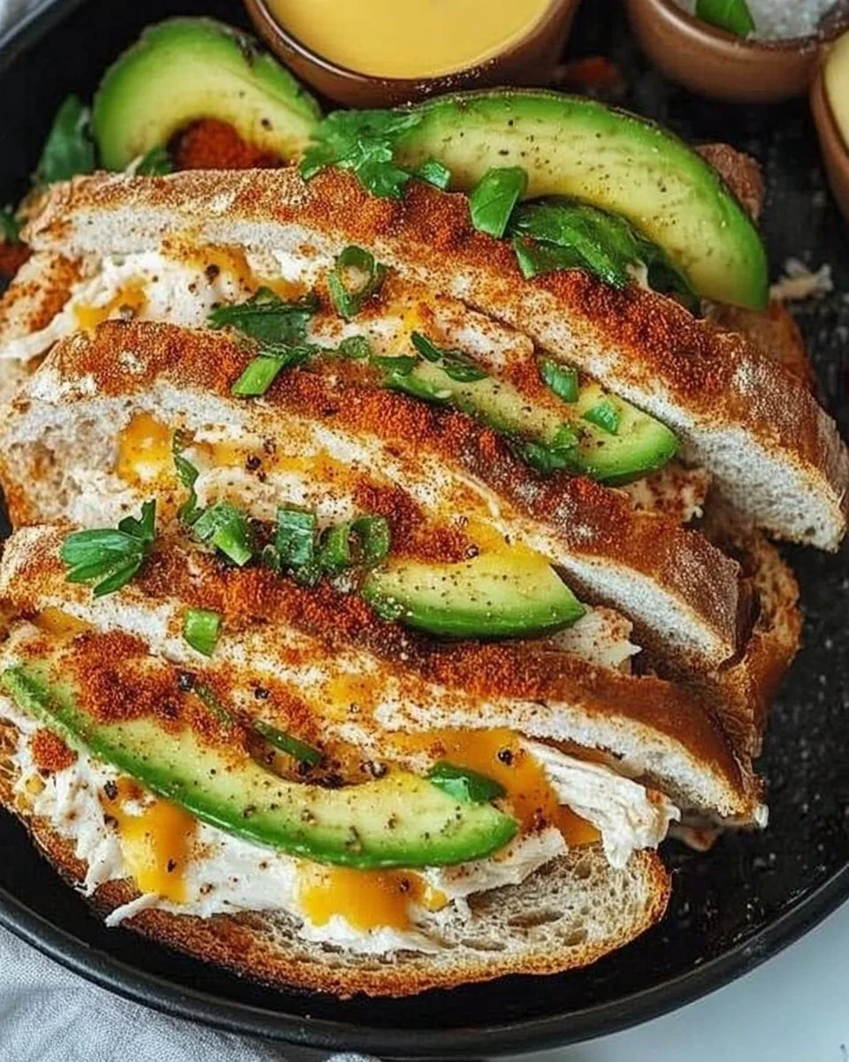 Chicken Avocado Melt Sandwich
