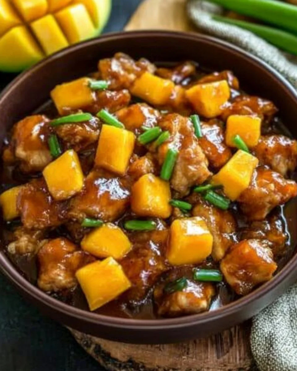 Chinese Style Mango Chicken Stir Fry Recipe