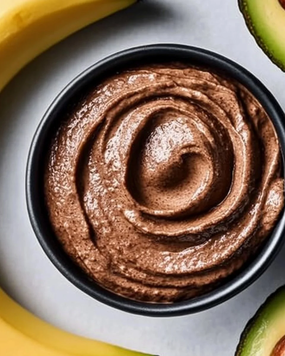 Chocolate Mousse with Avocado and Banana