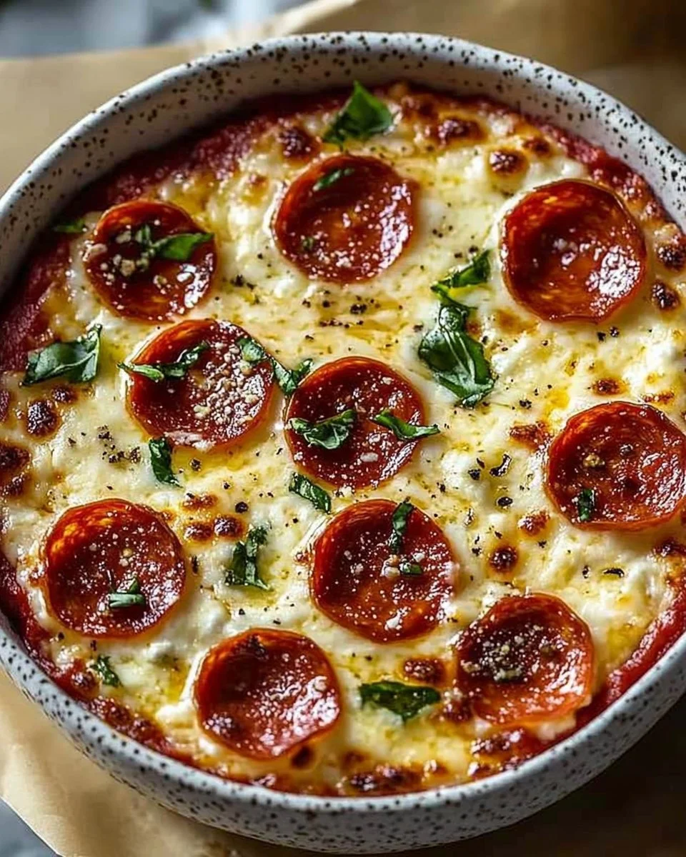 Cottage Cheese Pizza Bowl