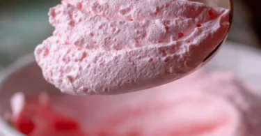 Creamy keto jello whips dessert in a bowl