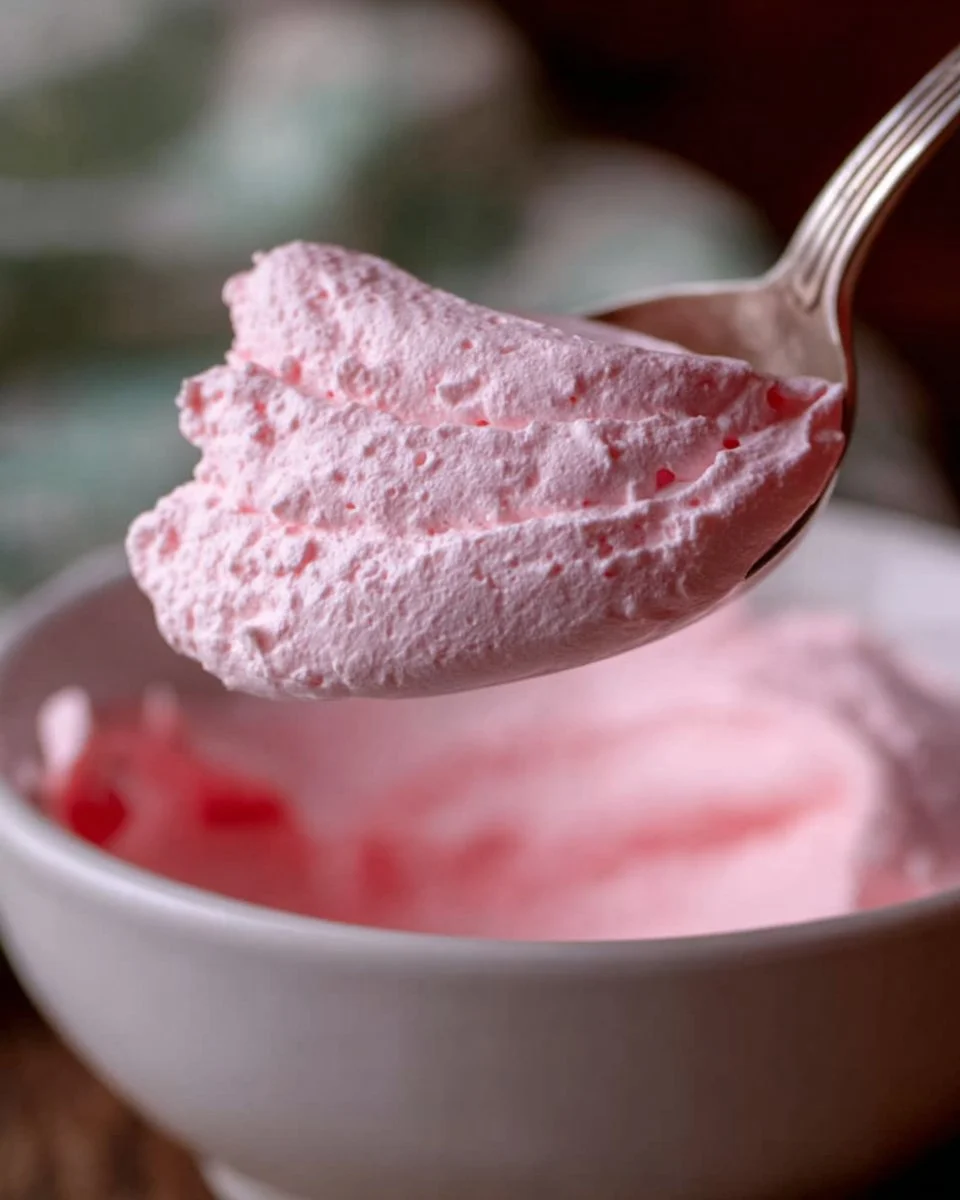 Creamy keto jello whips dessert in a bowl