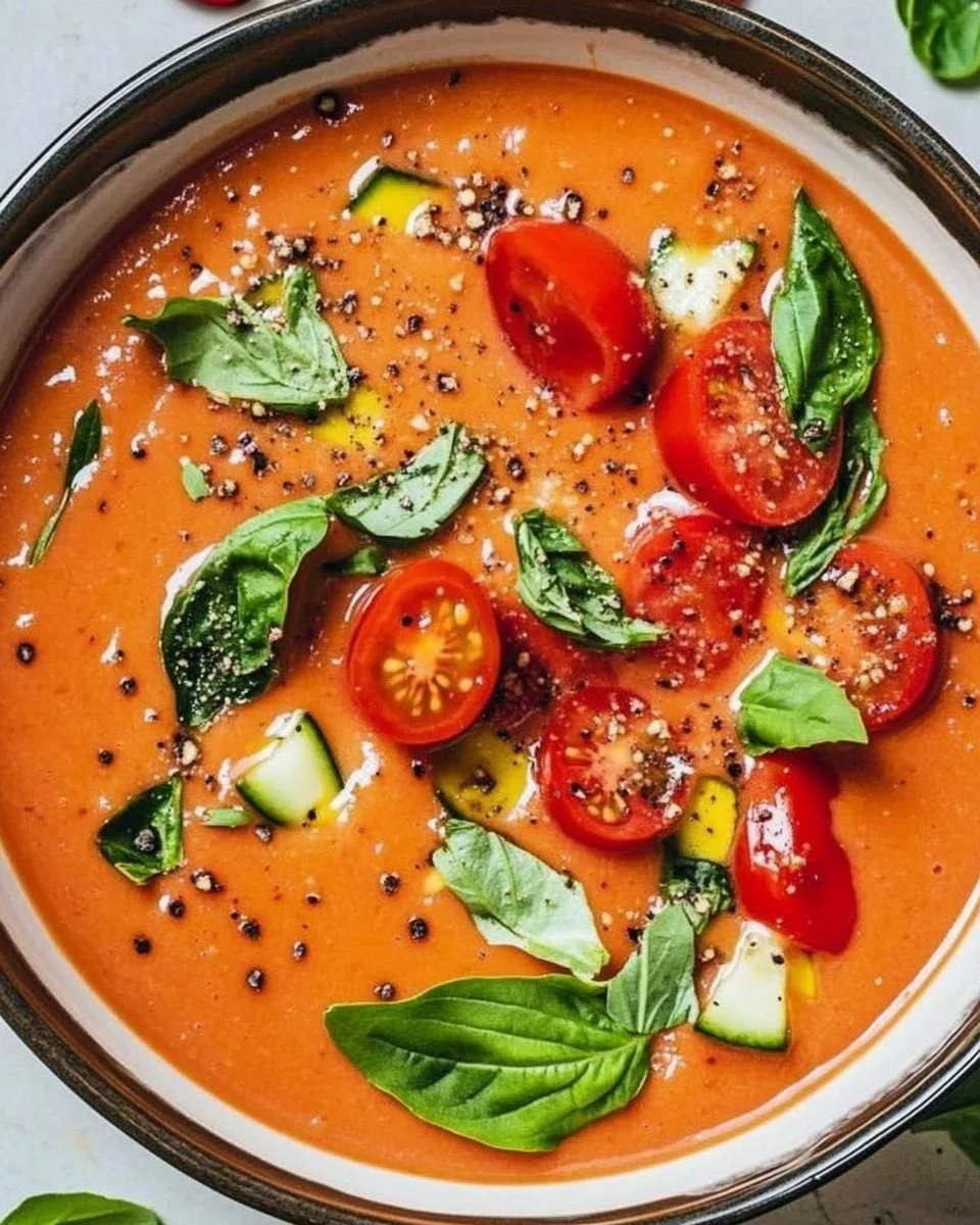 Easy Gazpacho Recipe (Vegan)