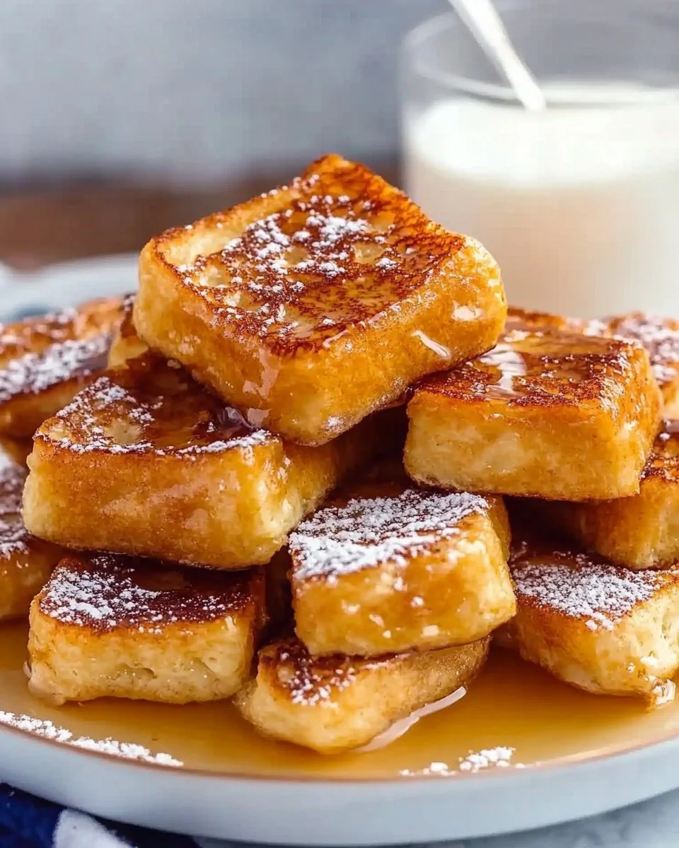 Easy Hawaiian Roll French Toast Recipe (Soft & Fluffy)