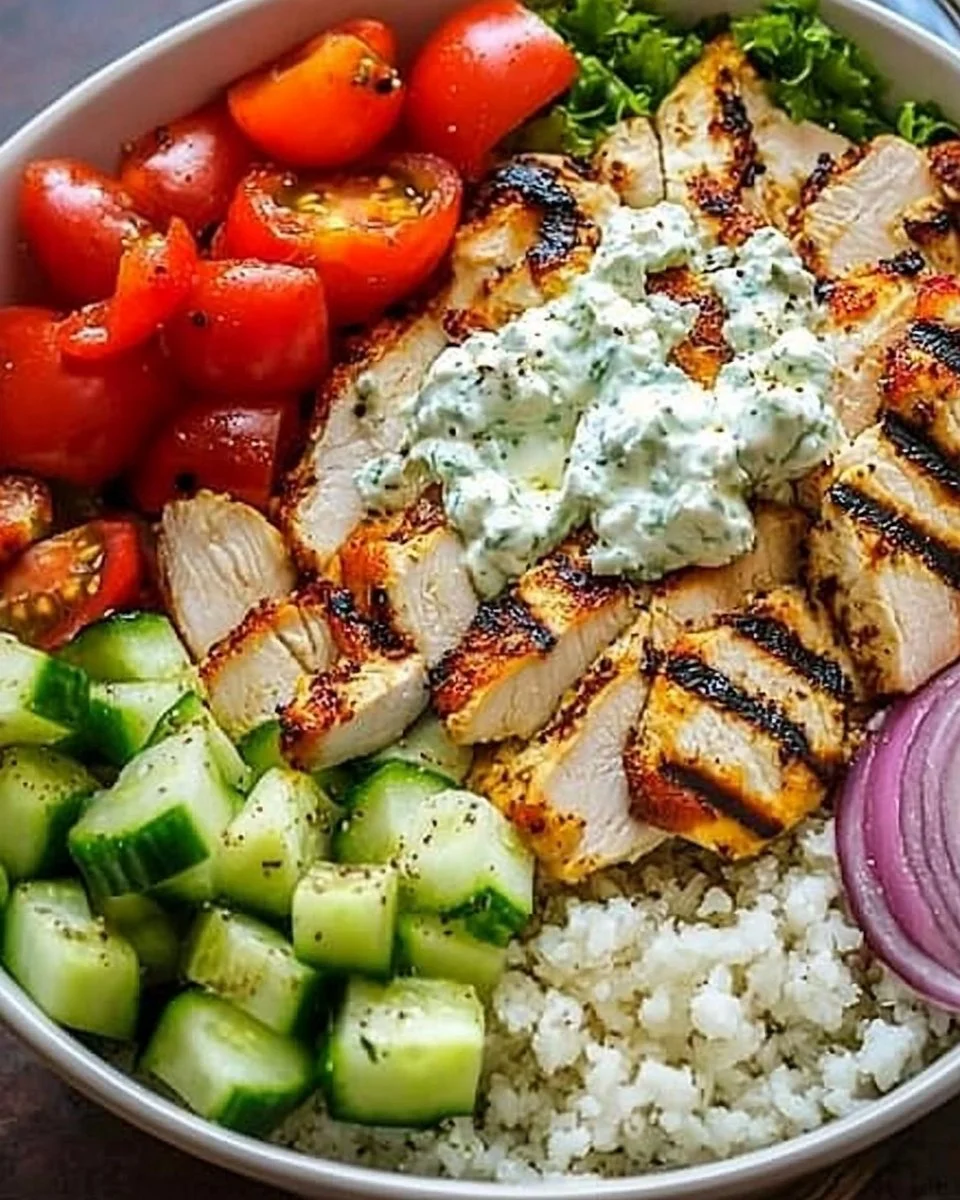 Greek Chicken Bowls
