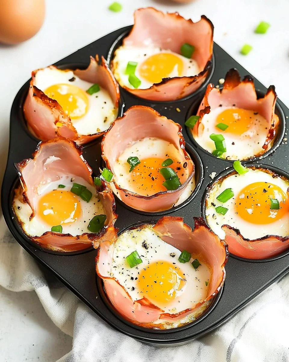 Ham and Cheese Egg Cups