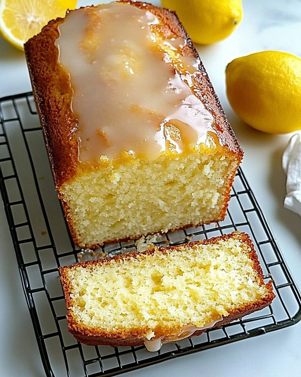 Healthy Greek Yogurt Lemon Loaf Cake