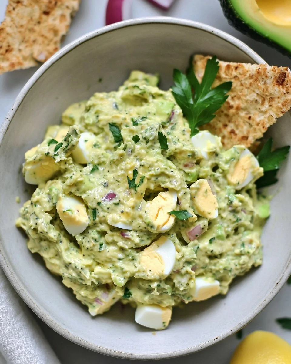 Herby Avocado Egg Salad (10-minute lunch!)