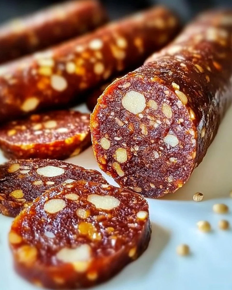 Homemade Vegan Salami: Flavorful Plant-Based Delight