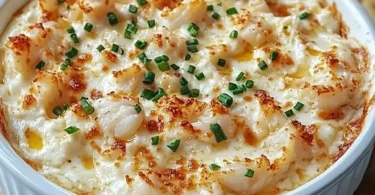 Delicious Joe's Crab Shack crab dip served with chips and fresh herbs