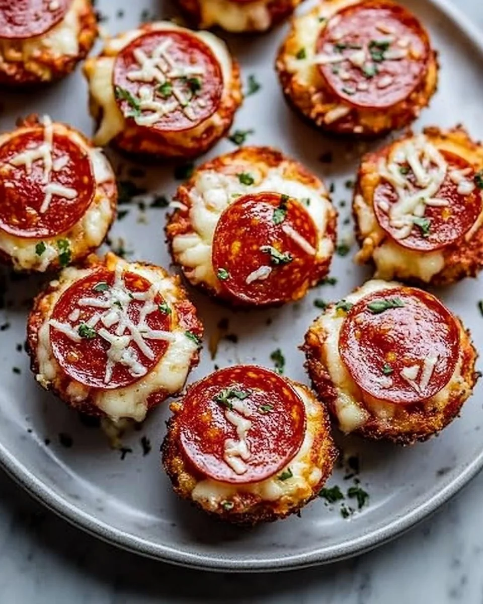 Keto Pepperoni Pizza Bites Recipe