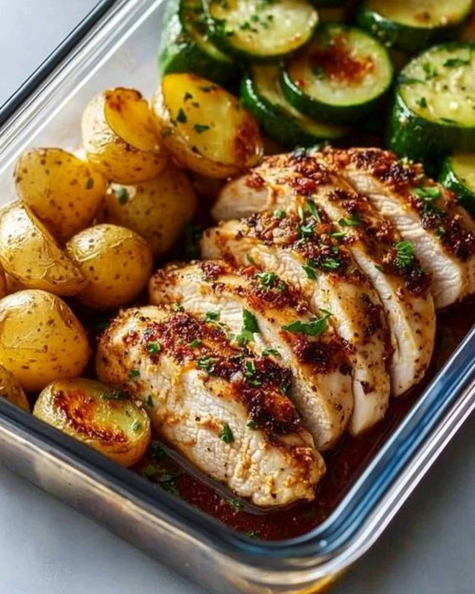 Lemon Garlic Chicken Meal Prep