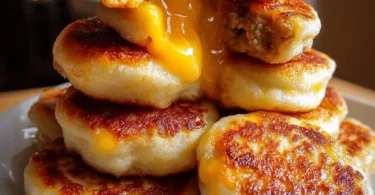 Close-up of McGriddle Bites, a delicious breakfast treat