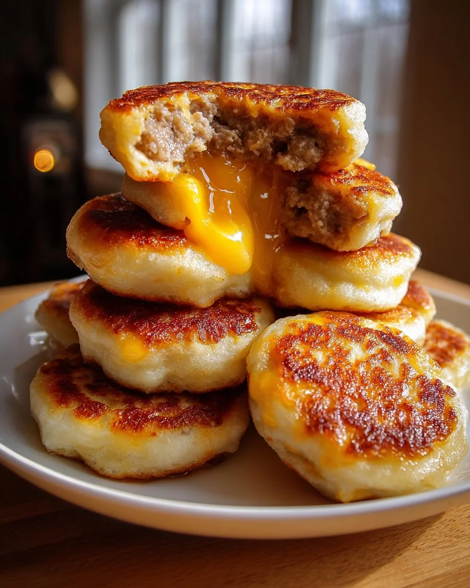 Close-up of McGriddle Bites, a delicious breakfast treat