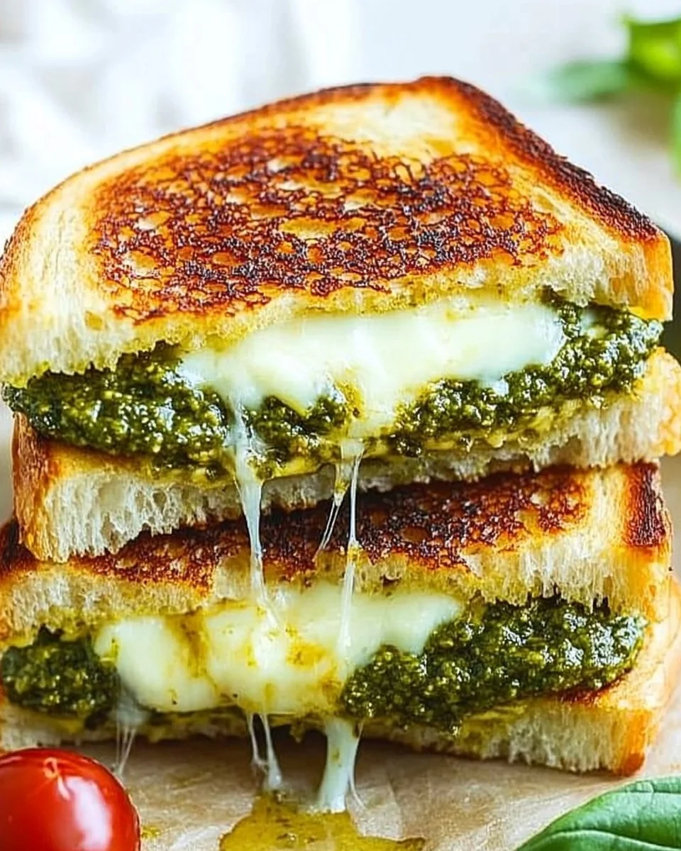 Pesto Grilled Cheese