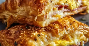 Savory Breakfast Pop-Tarts filled with cheese and herbs, perfect for breakfast.