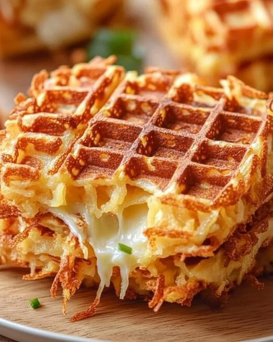 Savory Hashbrown Chaffles