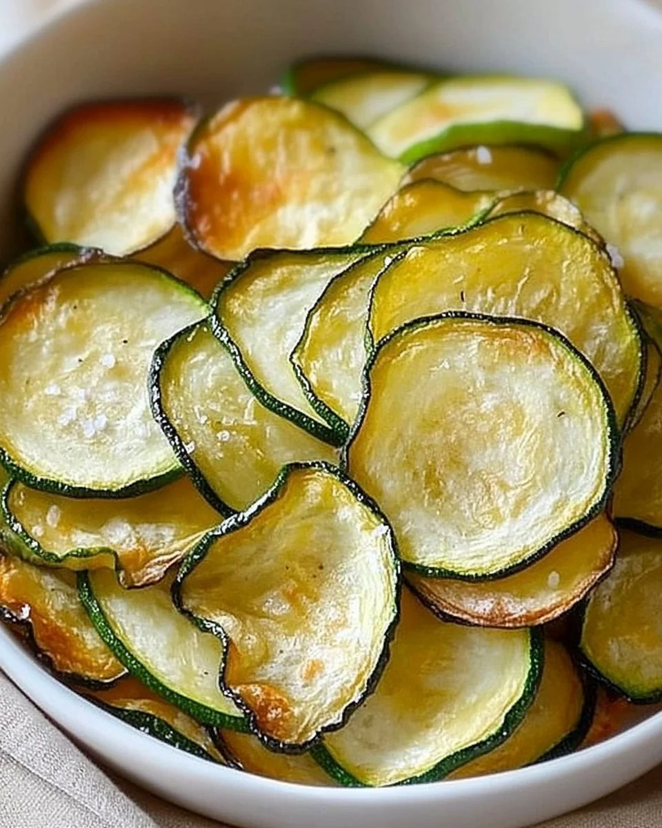 Simple Salt and Vinegar Zucchini Chips