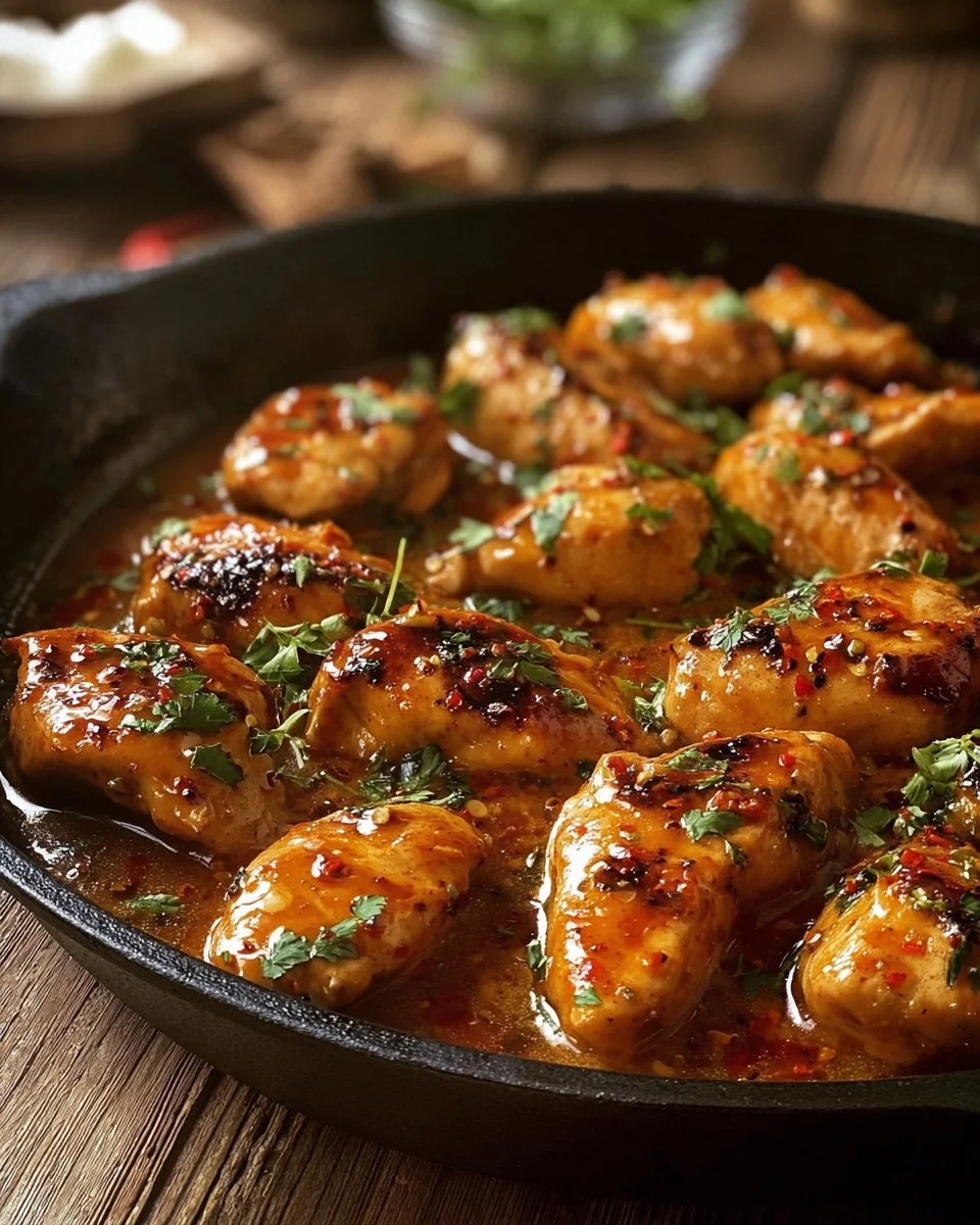 Texas Roadhouse Butter Chicken Skillet served with vibrant vegetables