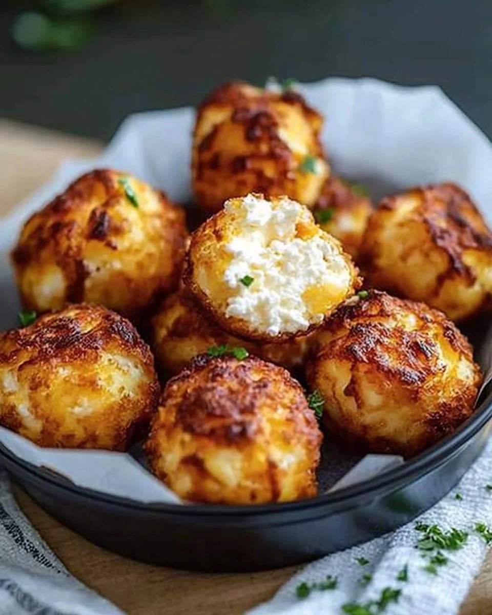 Two Ingredient Cottage Cheese Tots: A Cozy, Golden Bite of Comfort