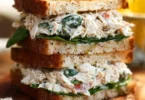 15 minute lemon basil chicken salad with fresh ingredients