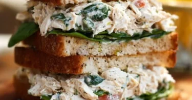 15 minute lemon basil chicken salad with fresh ingredients