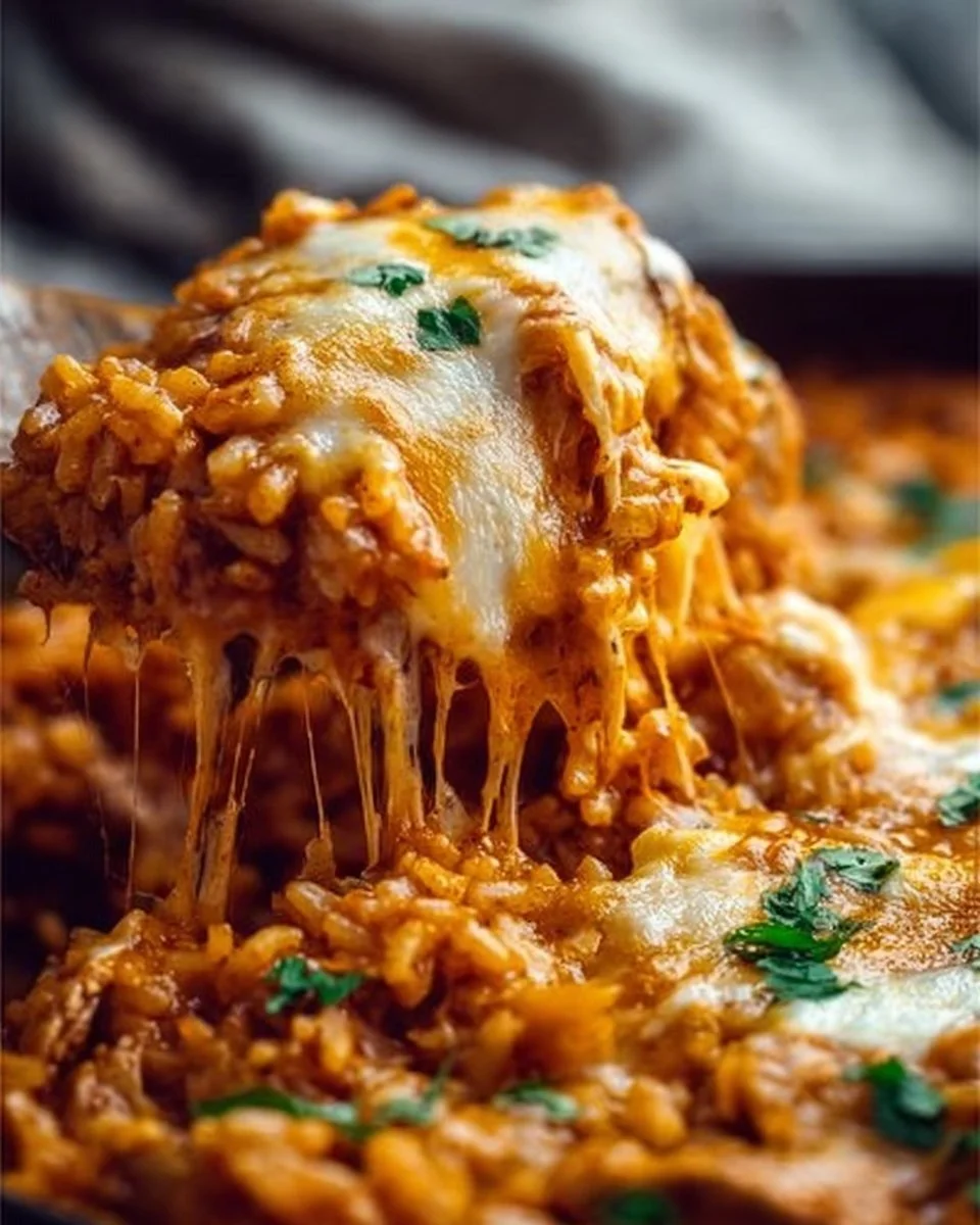 Chicken Enchilada Rice Casserole
