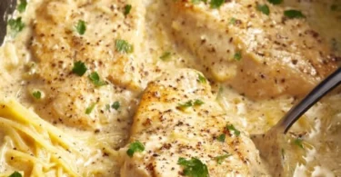 Crock Pot Angel Chicken dish served with herbs and spices