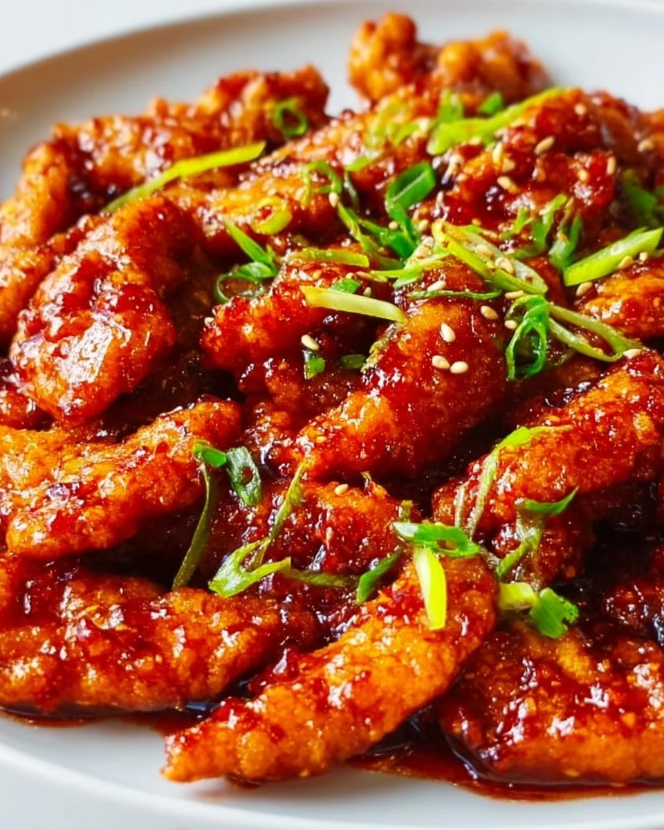 Delicious Dragon Chicken dish served with vibrant vegetables