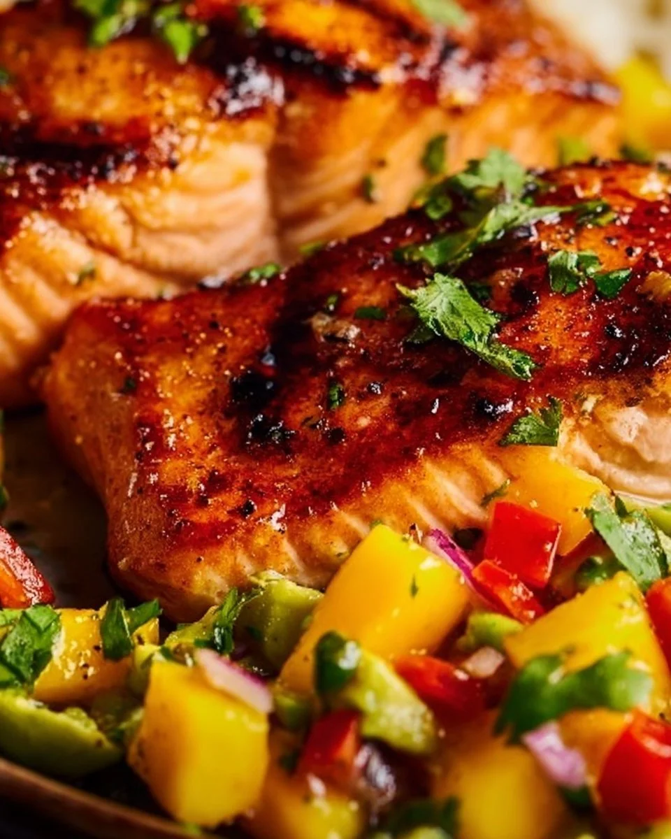 Fresh Salmon with Mango Salsa