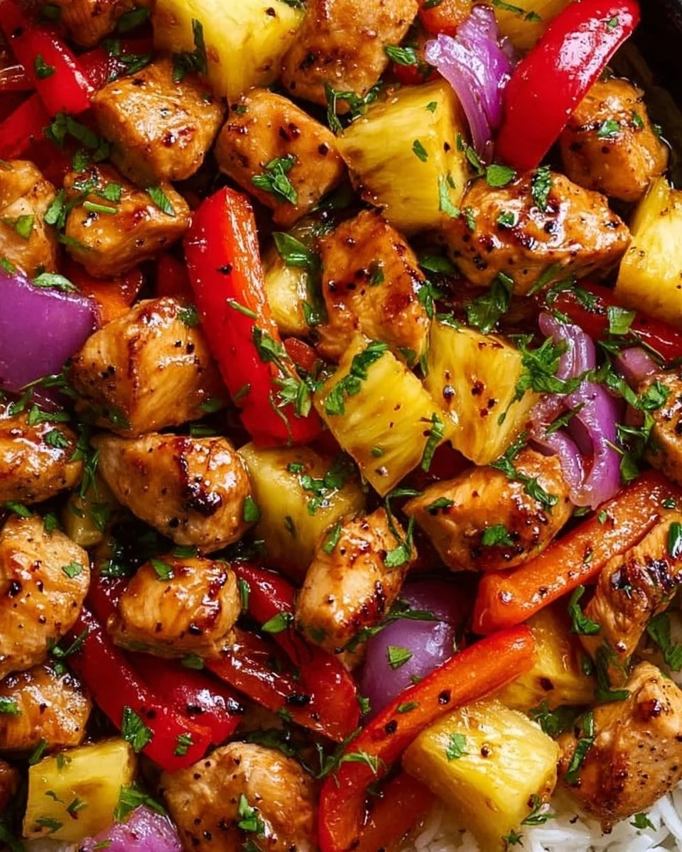 Hawaiian Chicken Sheet Pan