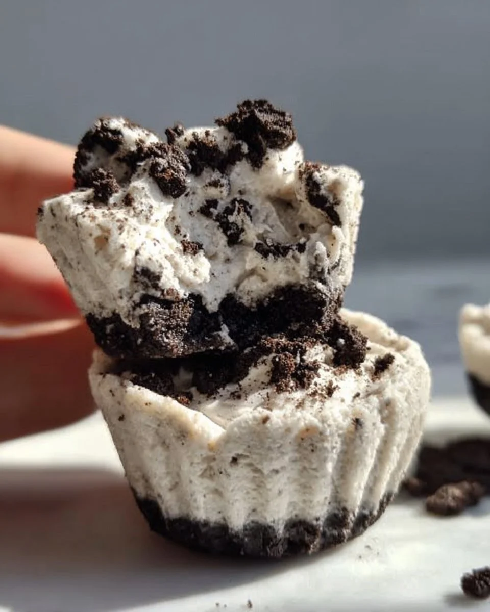 Healthy No-Bake Oreo Cheesecake Bites