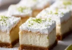 Delicious Key Lime Pie Bars with a creamy lime filling and graham cracker crust