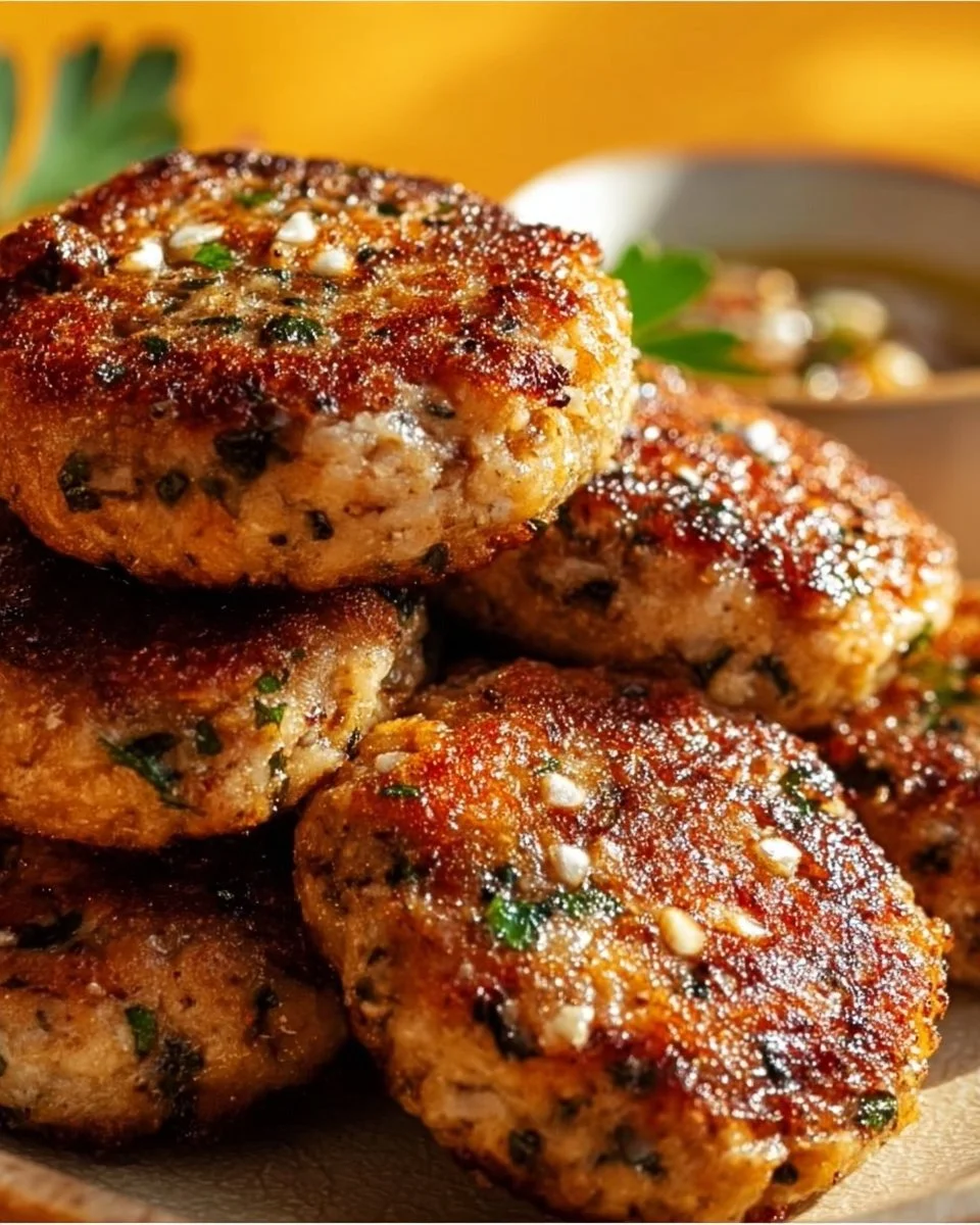 Mediterranean Chicken Patties
