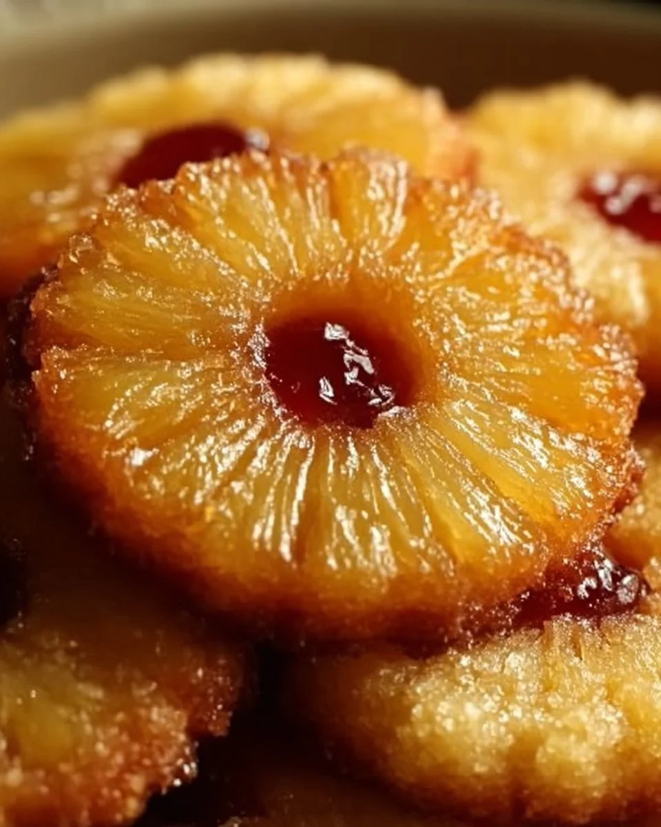 Pineapple Upside Down Sugar Cookies