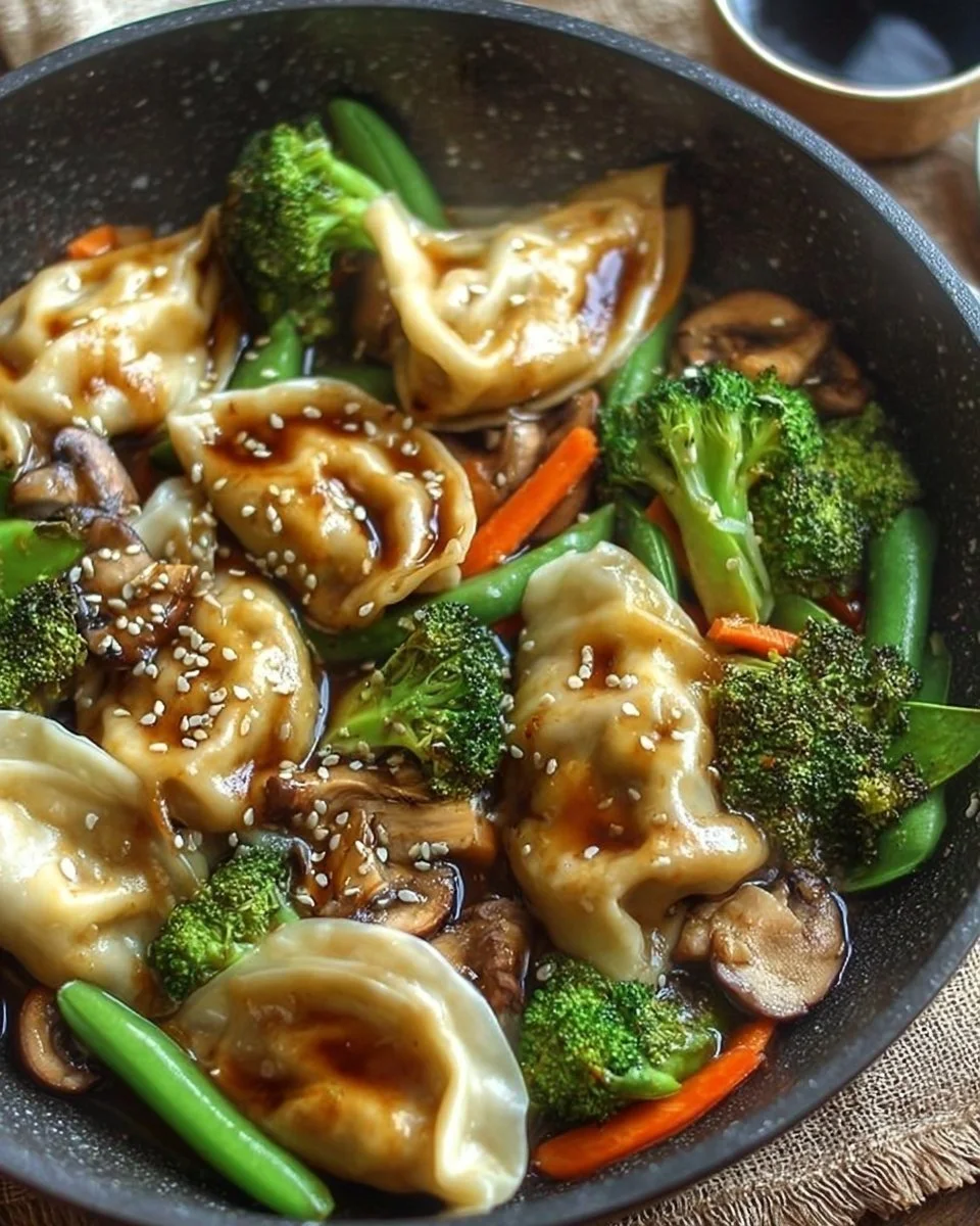 Quick Potsticker Stir Fry