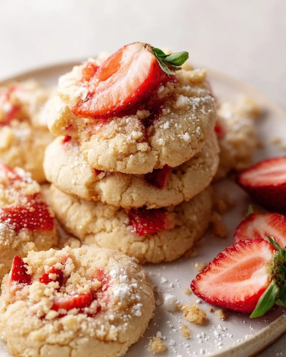 Strawberry Shortcake Cookies