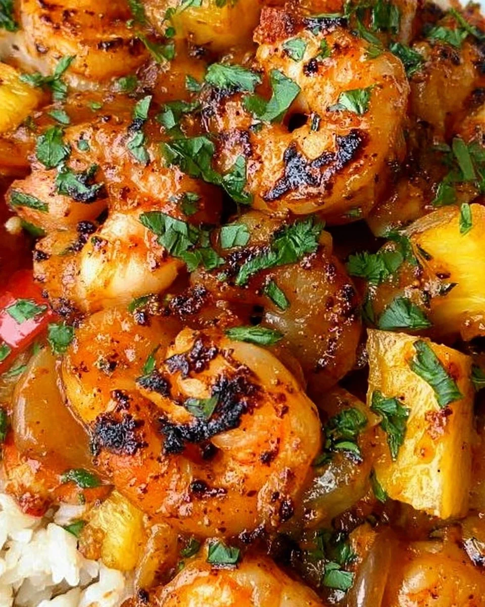 Tropical Shrimp Rice Bowl
